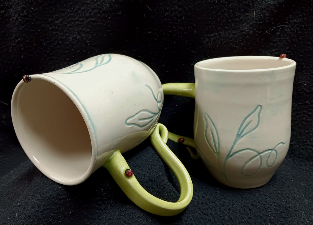 Mug, Vine & Leaf