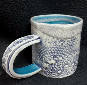 Mug, Crochet texture