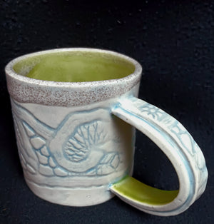 Mug, Battenberg Lace texture