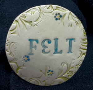 Coaster, for Textile Folks - FELT