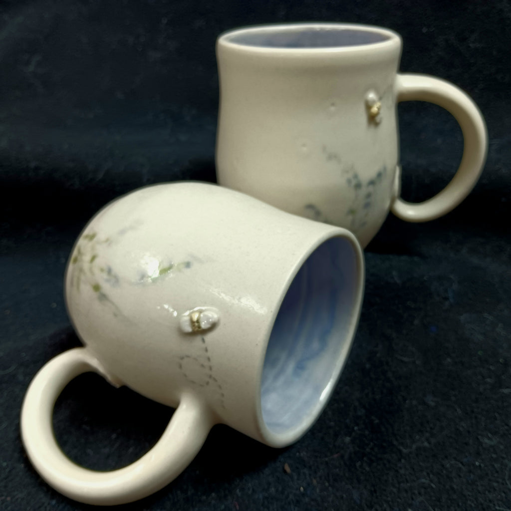Mug, Lavender with bee
