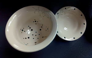 Berry Bowl 1 (Colander) & Dish