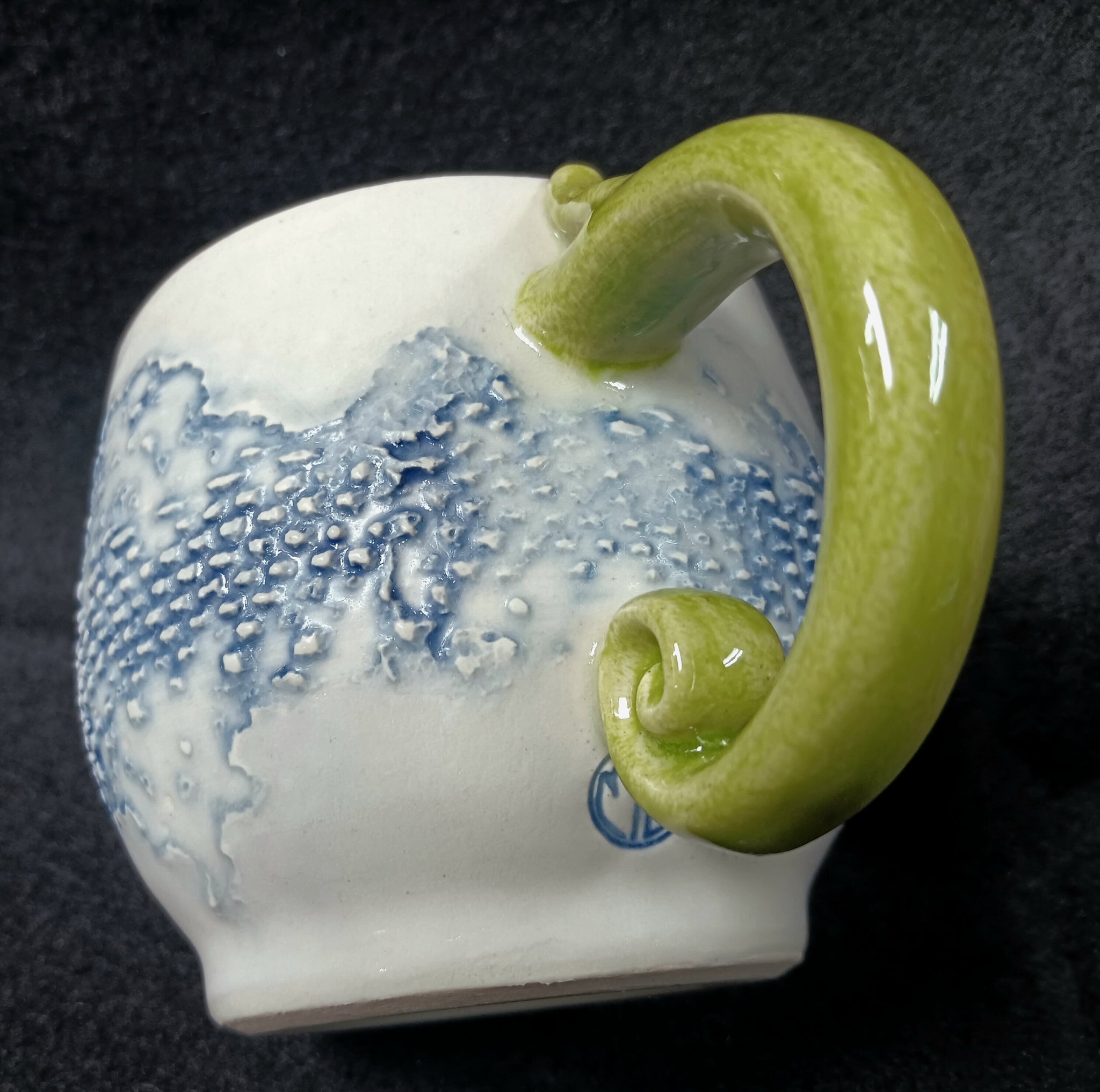 Kitchen: Mug, Crochet Lace texture, 14oz