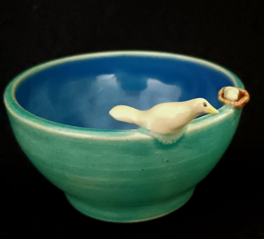 Decorative: Wee Bowl (Bird & nest) 2