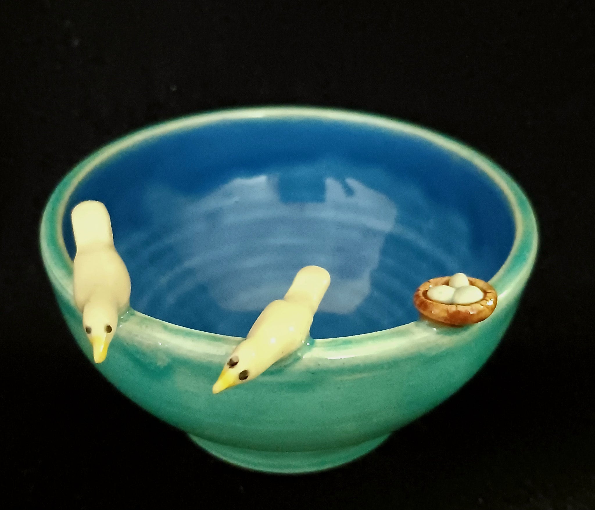 Decorative: Wee Bowl (Birds & nest) 3