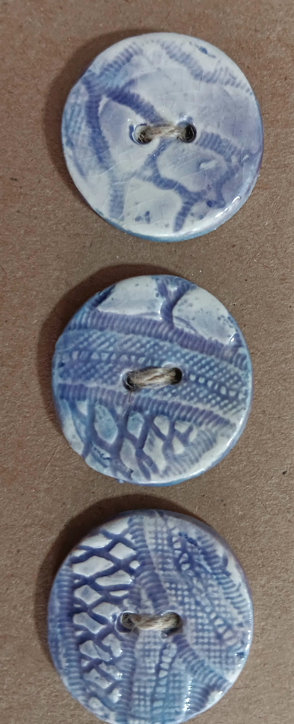 Ceramic Buttons (3) 8