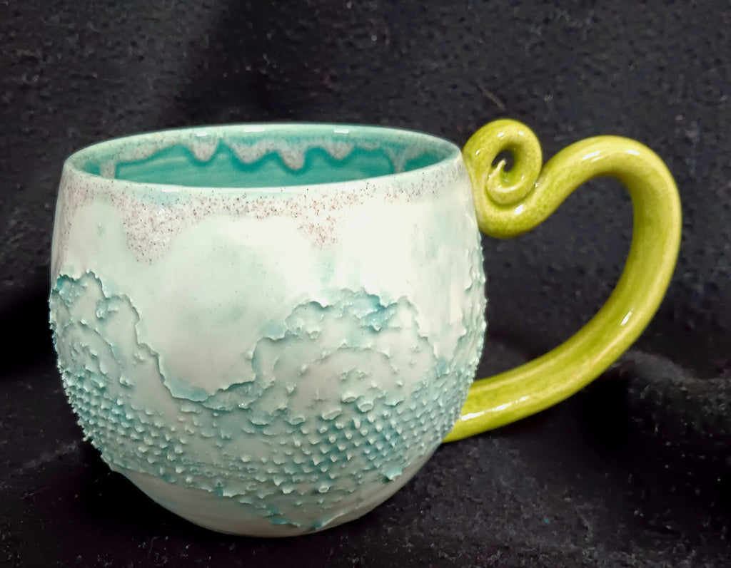 Mug, Crochet Lace texture, 16oz