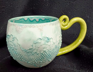 Mug, Crochet Lace texture, 16oz