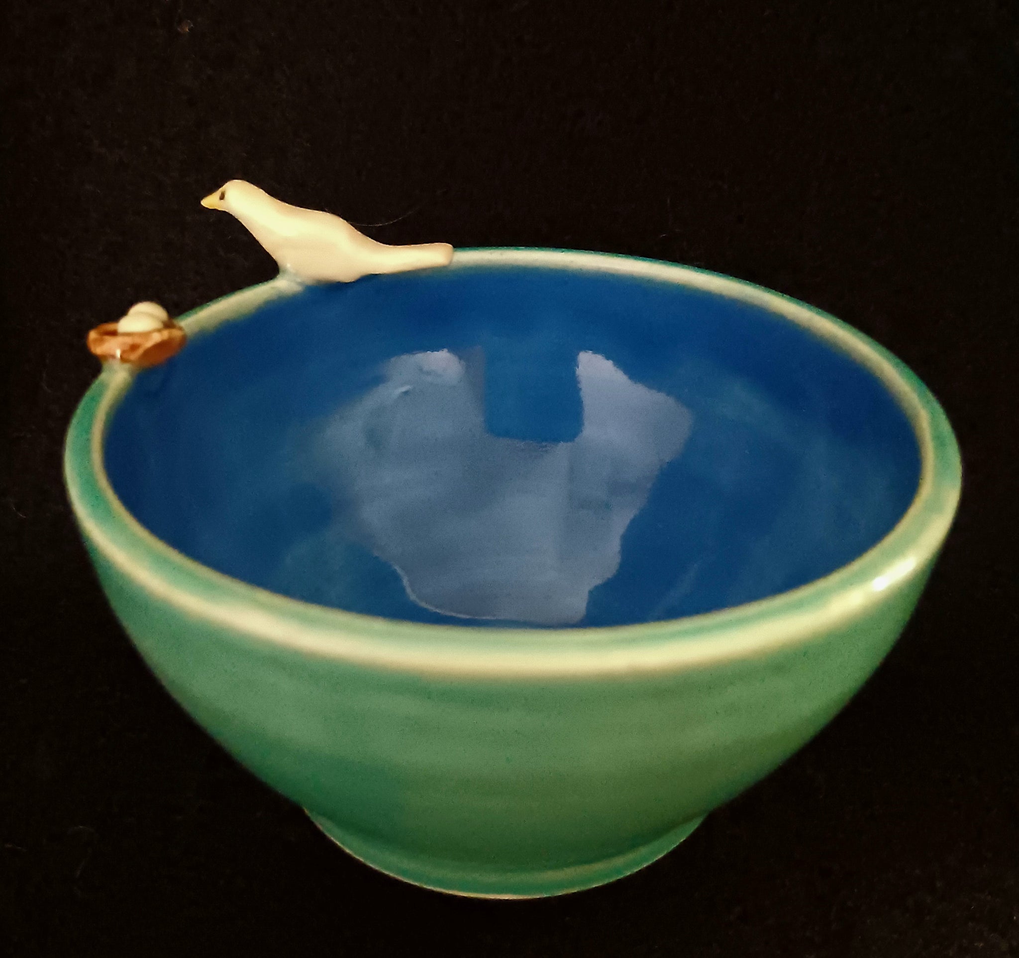 Decorative: Wee Bowl (Bird & nest) 2