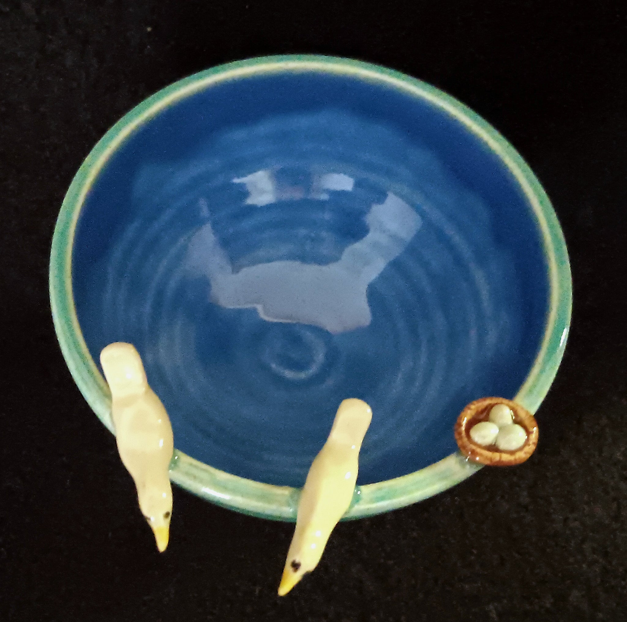 Decorative: Wee Bowl (Birds & nest) 3