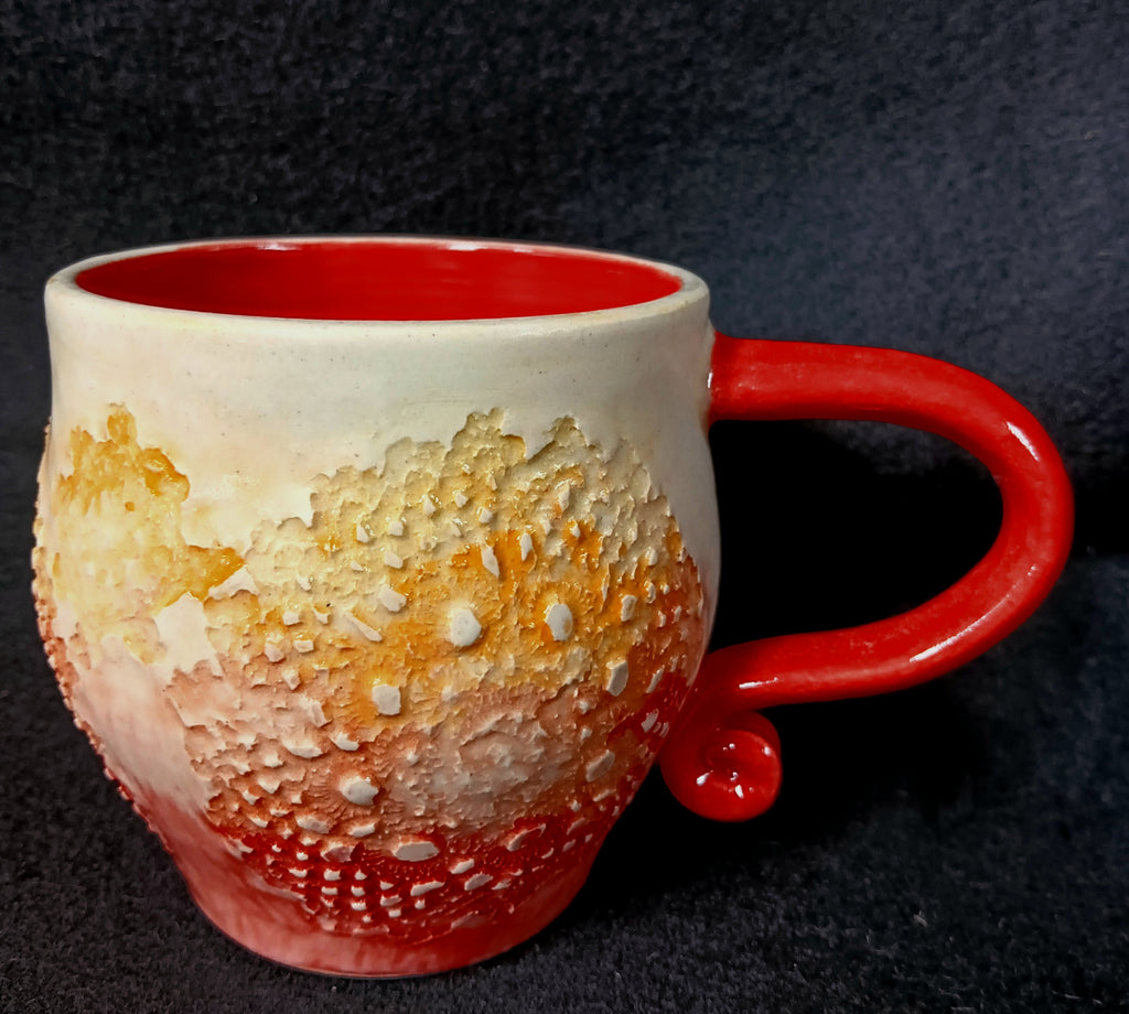 Kitchen: Mug, Crochet Lace texture, 14oz