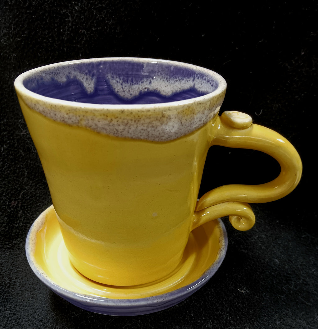 Mug with saucer/plate