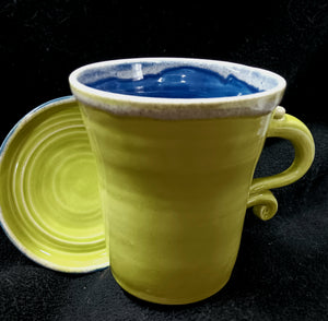 Mug with saucer/plate