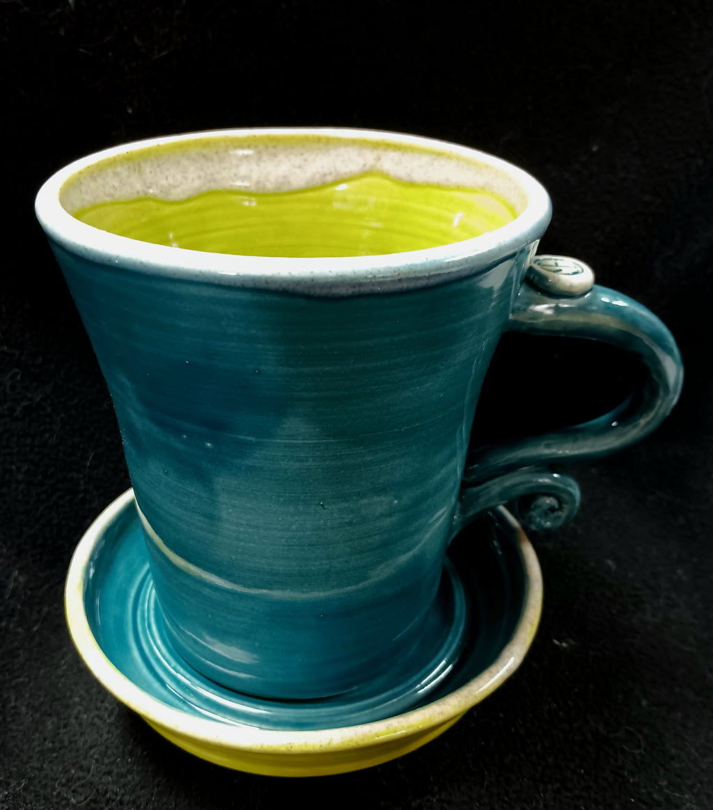 Mug with saucer/plate
