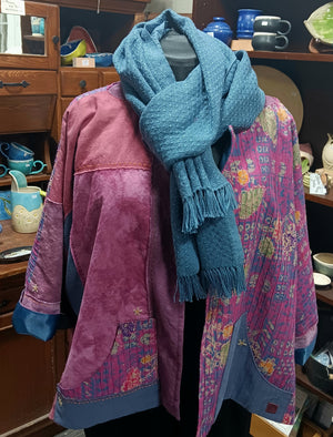 Wearable Art, Cotton Jacket & Scarf ***