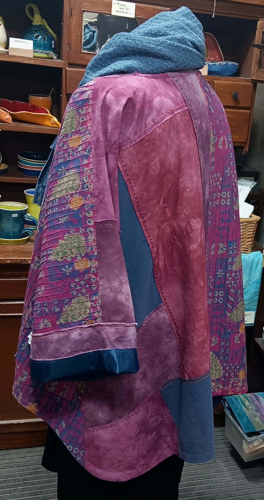 Wearable Art, Cotton Jacket & Scarf ***