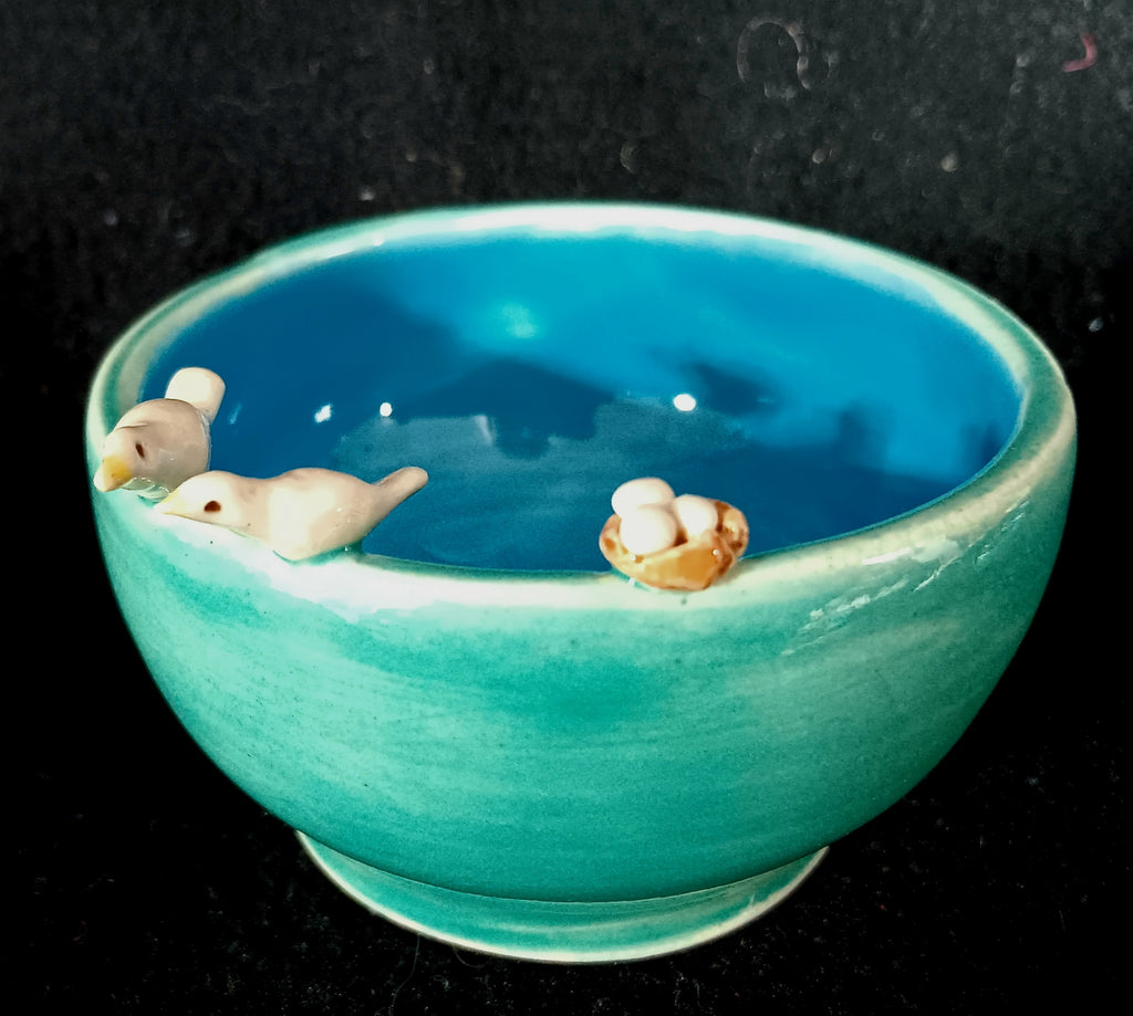 Bowl (Birds & nest) 3, mini