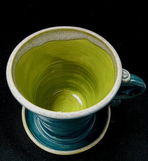 Mug with saucer/plate