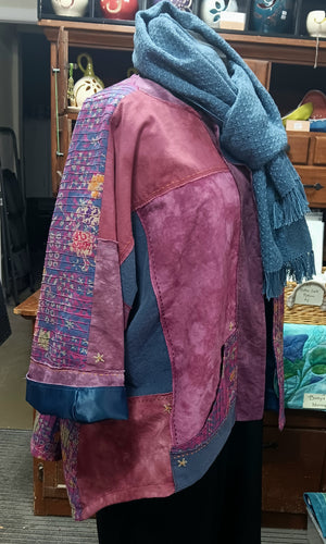 Wearable Art, Cotton Jacket & Scarf ***