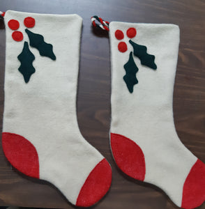 Christmas: Stockings, pair ***