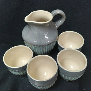 Pitcher & 4 tumblers (Set of 5 pieces)